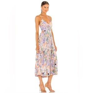 ASTR the Label - Blythe Dress in Coral Multi New Without Tags